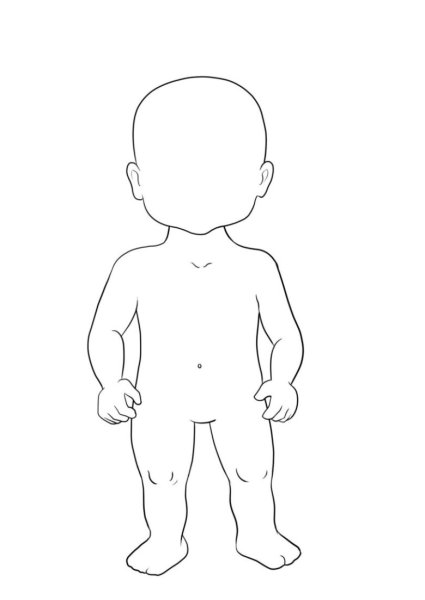 Фигуры детей для рисования одежды детские