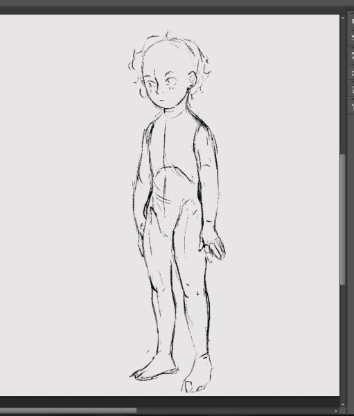 Ребенок в полный рост для рисования
