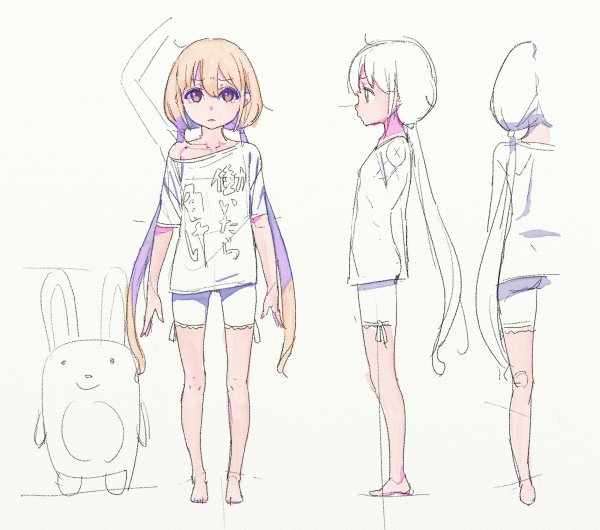 Аниме референс в полный рост