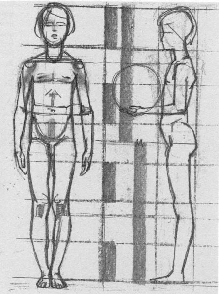 Пропорции фигуры человека Баммес