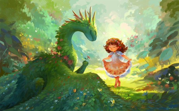 Девочка и дракон