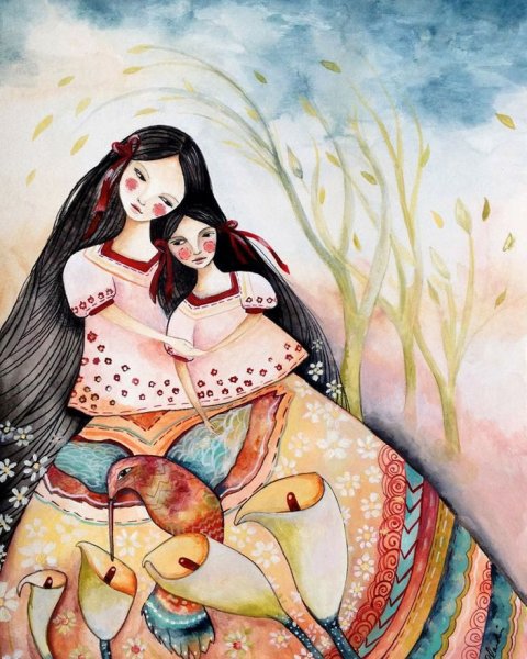 Кокошник рисунок