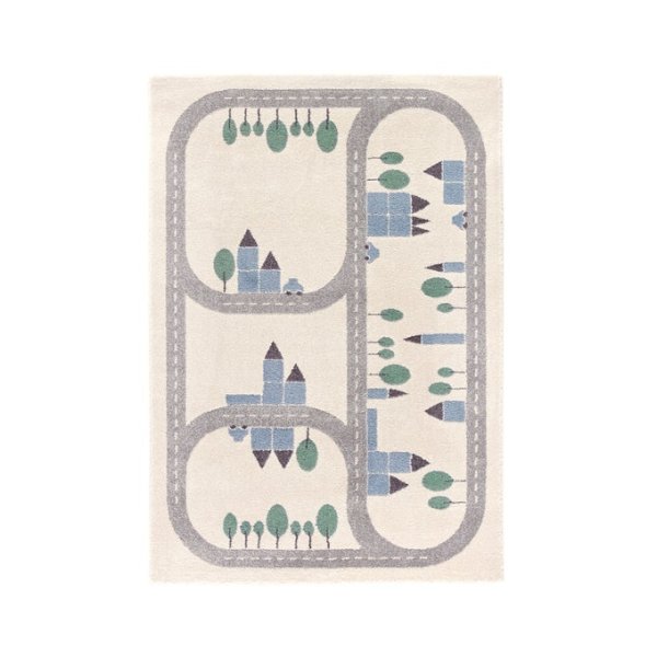 Ковер детский с рисунком "железная дорога", korting