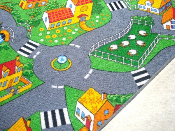 Детский ковёр с дорогами