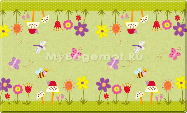 Игровой коврик Dwinguler big-15 Garden Green 014 DW-l15