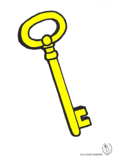 Ключ нарисованный