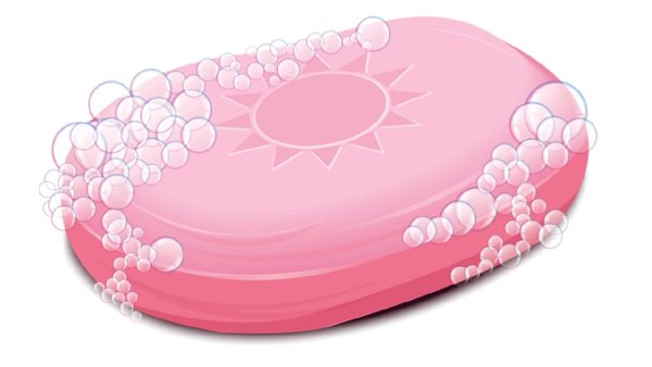 Мыло клипарт на прозрачном фоне