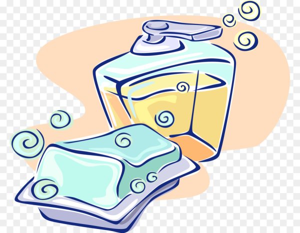Векторная иллюстрация с мылом