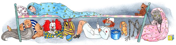 Детские страхи иллюстрации