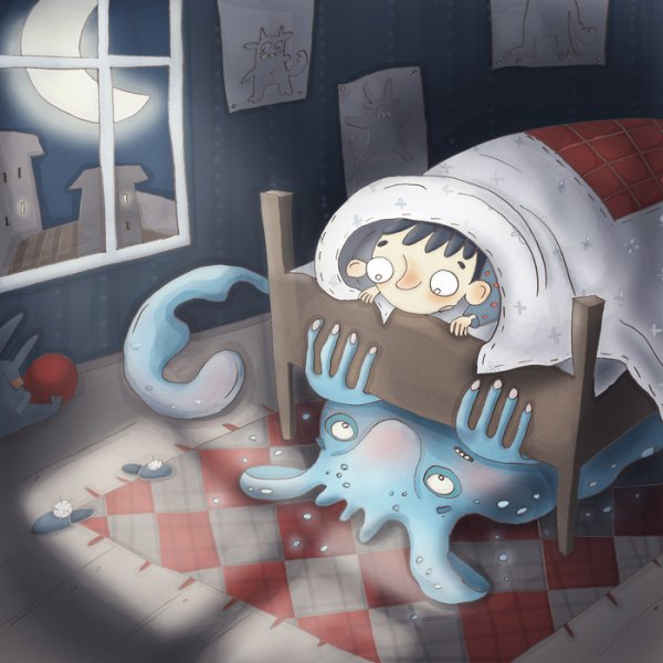 Иллюстрация на тему страх