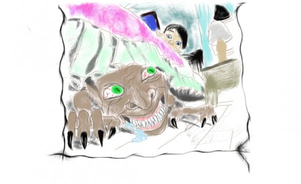 Мальчик под кроватью