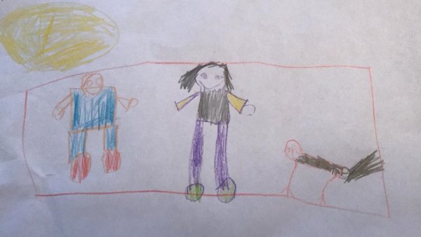 Страшные детские рисунки