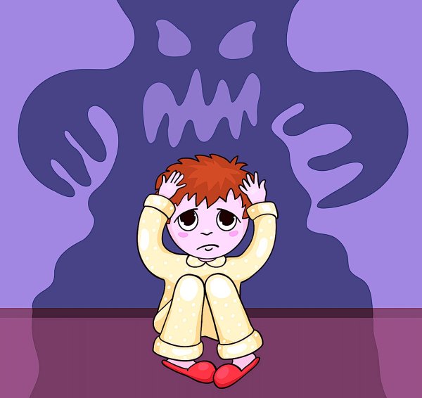 Страх рисунок для детей