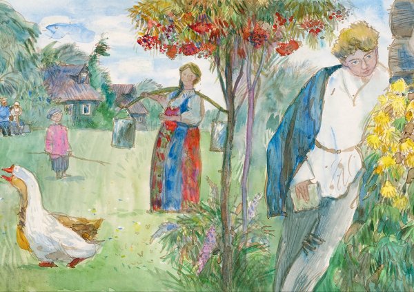 Сергей Есенин иллюстрации