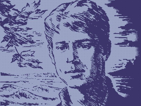 Есенин рисунок