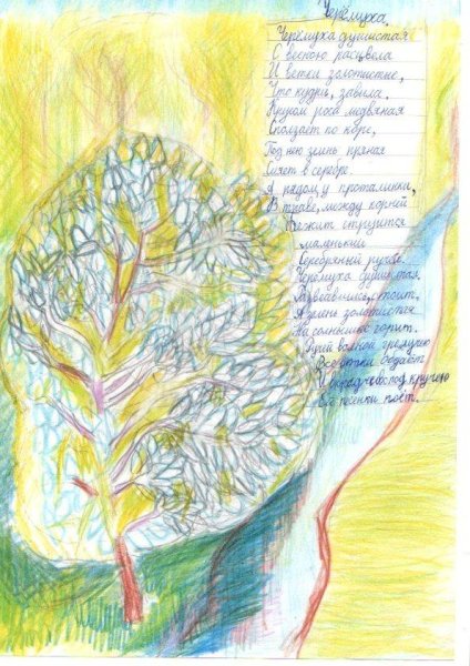 Есенин черемуха иллюстрации