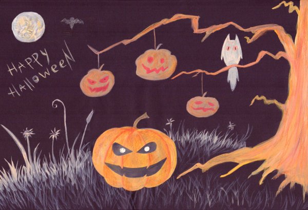 Хэллоуин иллюстрации