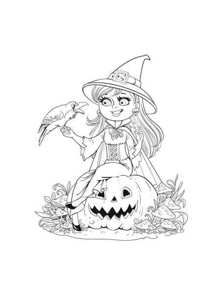 Тыковки на Хэллоуин раскраски