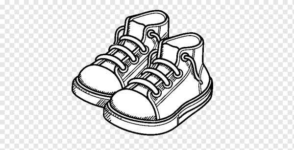 Ботинки рисунок для детей