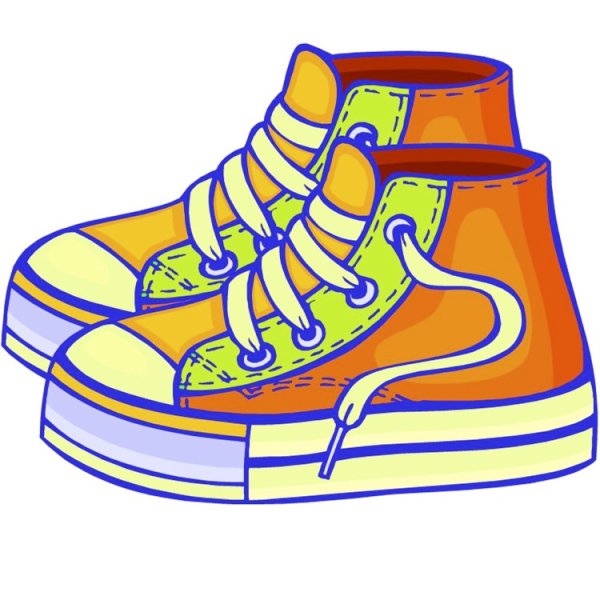 Кроссовки рисунок для детей