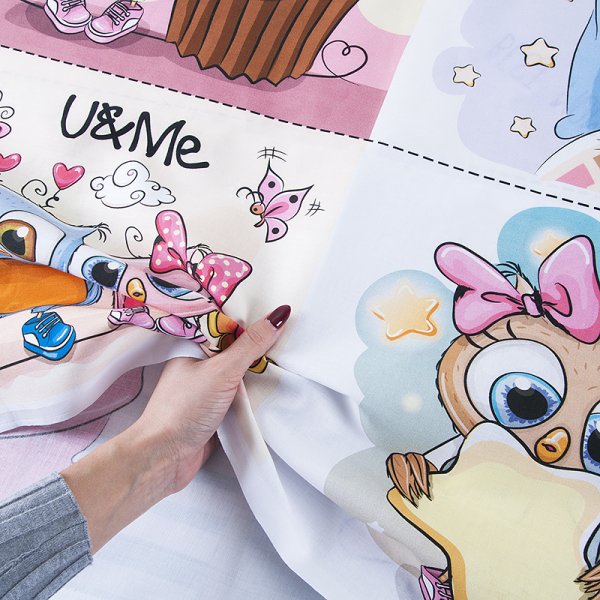 Ткань панель с детскими рисунками