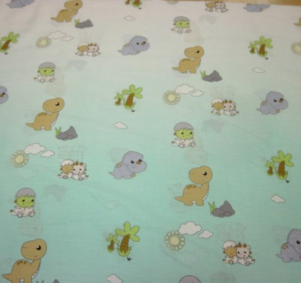 Ткань детская бежевая мишки