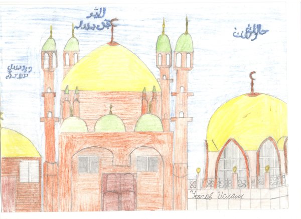 Детский рисунок мечети