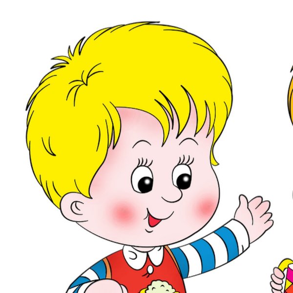 Мультяшные мордочки детей