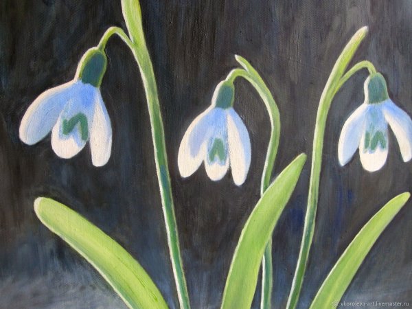 Левитан подснежники