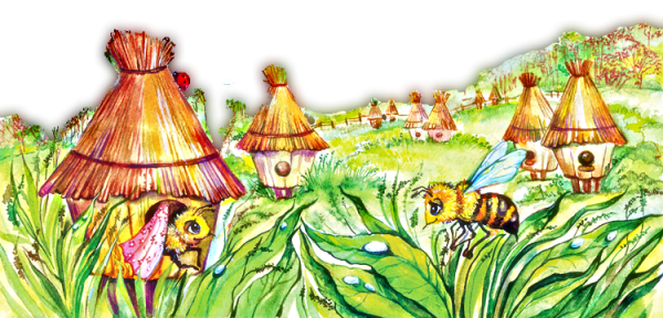 Пчелки на разведках Ушинский с иллюстрациями