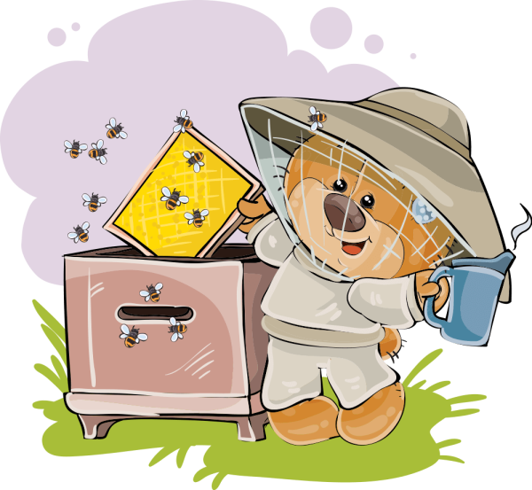 Пчеловод мультяшный