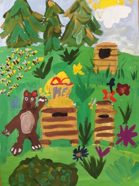 Пасека детские рисунки