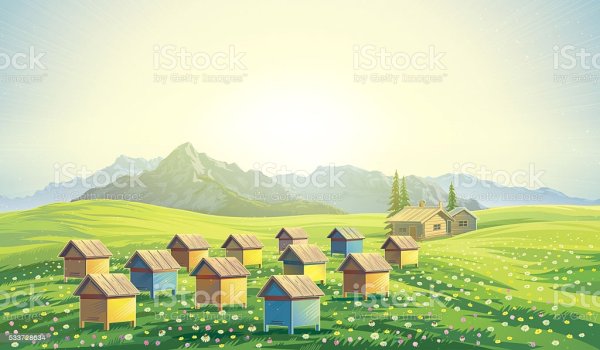 Пасека мультяшная