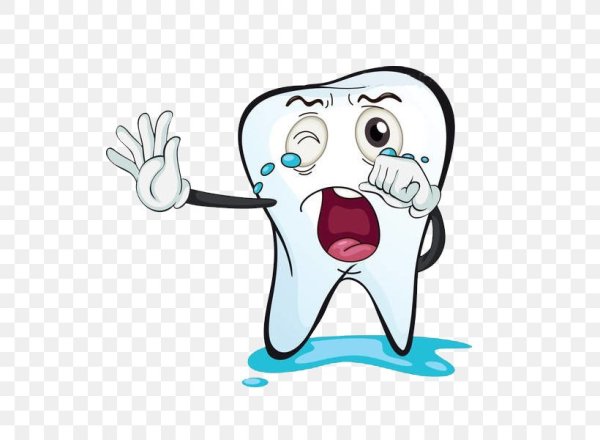 Зуб из мультика