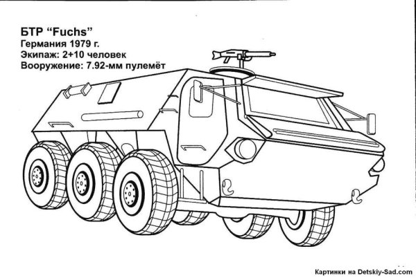 БТР Фукс чертеж