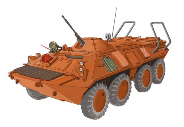 БТР 70 вектор