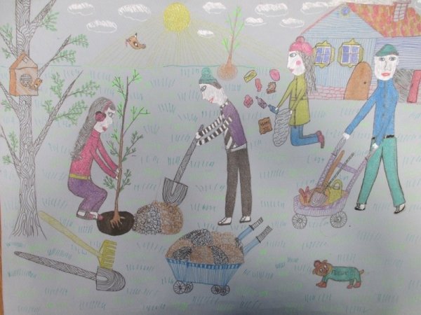 Рисование субботник