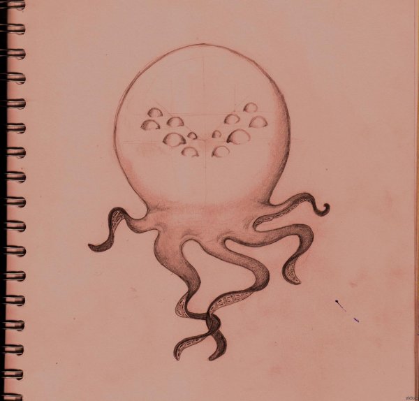 Ктулху рисунок