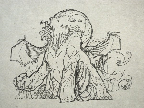 Ктулху детские рисунки
