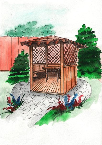 Беседки для рисования