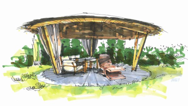 Беседки для рисования