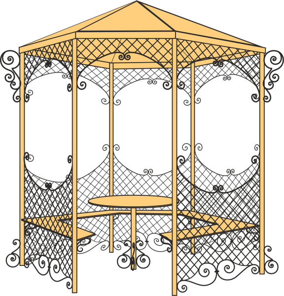 Беседка мультяшная