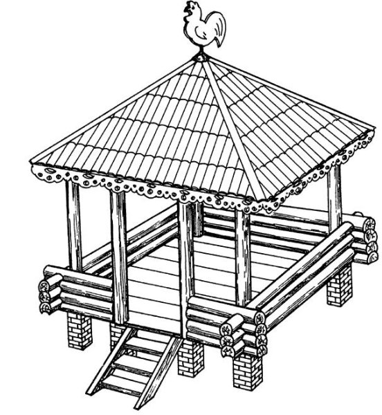 Эскизы беседки деревянные