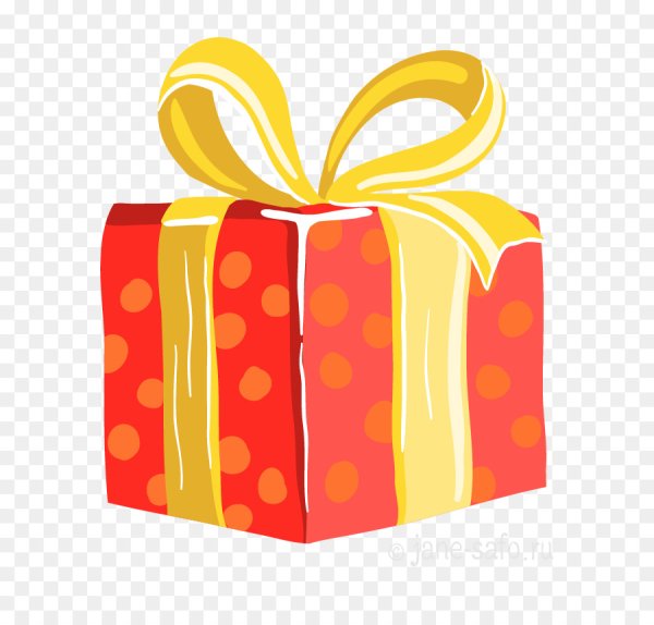 Подарочная коробка мультяшная