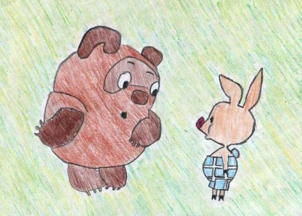 Иллюстрация к сказке Винни пух