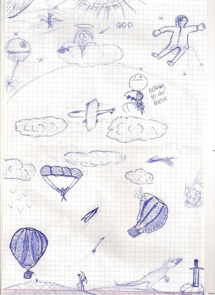 Маленькие рисунки ручкой