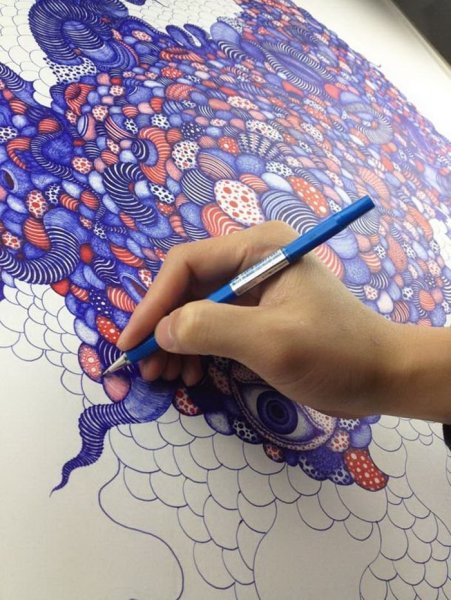 Рисунки в школьных тетрадях