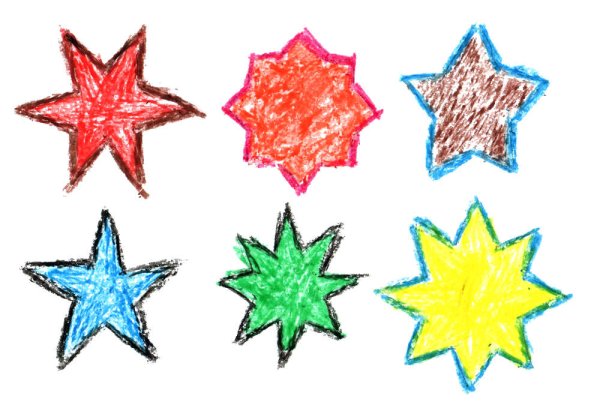 Рисование звезд с детьми