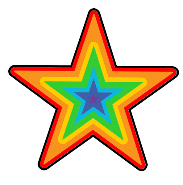 Разноцветные звездочки
