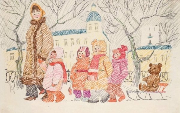 Советские иллюстрации